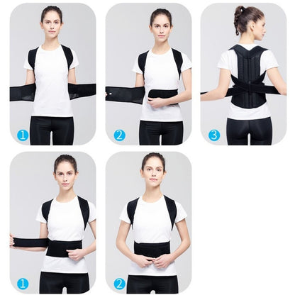 Posture Corrector Support Brace – Adjustable Spine & Back Support