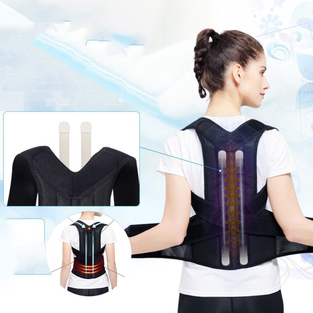 Posture Corrector Support Brace – Adjustable Spine & Back Support